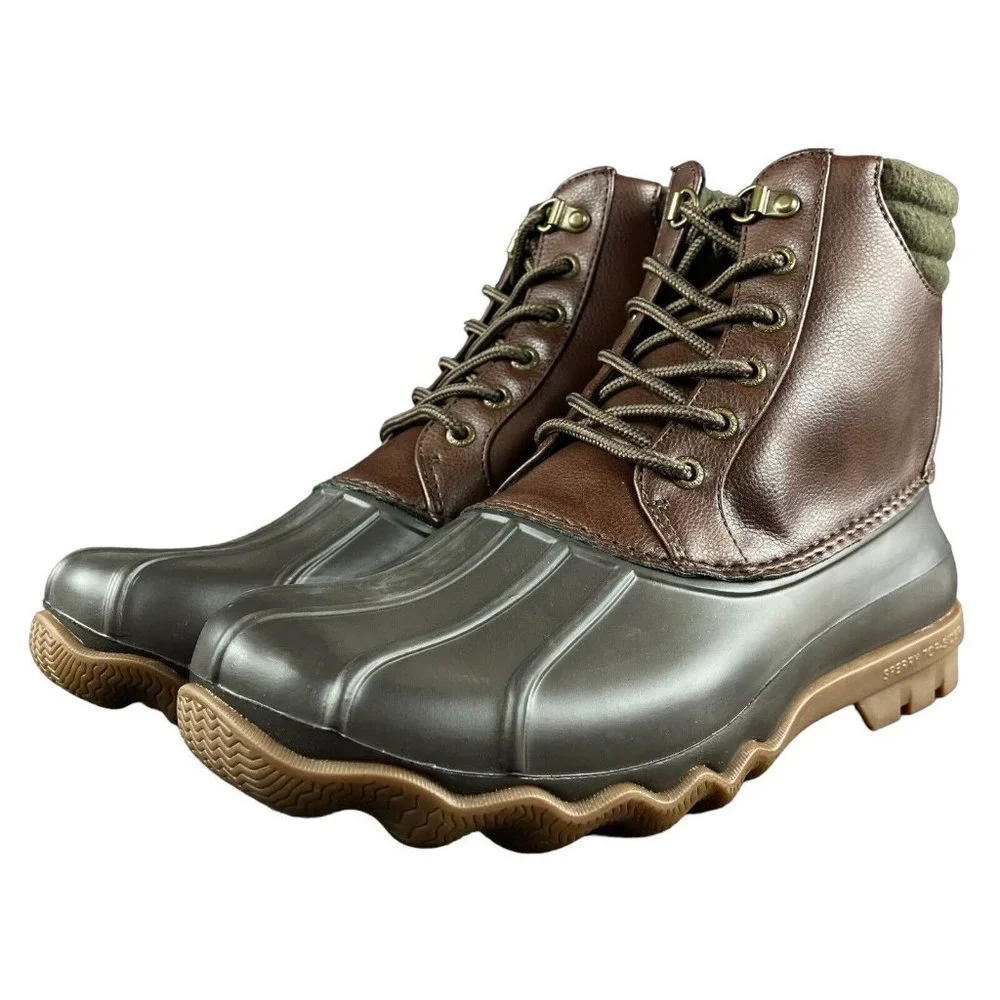 Sperry Top-Sider Avenue Duck PU Tan Brown Duck Boots Men's Sizes 8 - 10 M